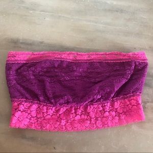 Free People Lace trim Bandeau